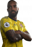 Alexandre Lacazette football render