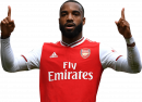 Alexandre Lacazette football render