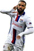 Alexandre Lacazette football render