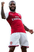 Alexandre Lacazette football render