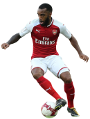 Alexandre Lacazette football render