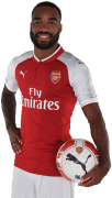 Alexandre Lacazette football render