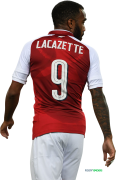 Alexandre Lacazette football render