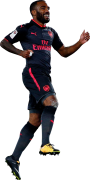 Alexandre Lacazette football render