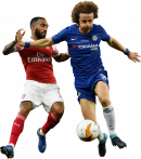 Alexandre Lacazette & David Luiz football render