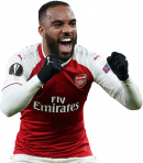 Alexandre Lacazette football render