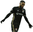 Alexandre Lacazette football render