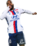 Alexandre Lacazette football render