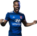 Alexandre Lacazette football render