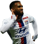 Alexandre Lacazette football render