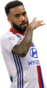 Alexandre Lacazette football render