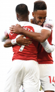 Alexandre Lacazette & Pierre-Emerick Aubameyang football render