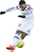 Alexandre Lacazette football render