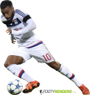 Alexandre Lacazette football render