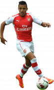 Alexis Sanchez football render