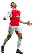 Alexis Sanchez football render