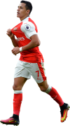 Alexis Sanchez football render