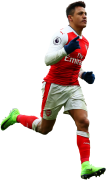 Alexis Sanchez football render