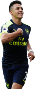 Alexis Sanchez football render