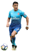 Alexis Sanchez football render