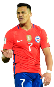 Alexis Sanchez football render