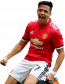 Alexis Sanchez football render