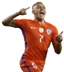 Alexis Sanchez football render