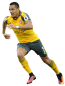 Alexis Sanchez football render