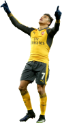 Alexis Sanchez football render