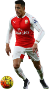 Alexis Sanchez football render