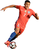 Alexis Sanchez football render