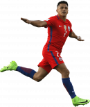 Alexis Sanchez football render