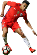 Alexis Sanchez football render