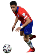 Alexis Sanchez football render