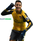 Alexis Sanchez football render