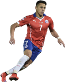 Alexis Sanchez football render