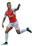 Alexis Sanchez football render