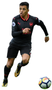 Alexis Sanchez football render