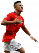 Alexis Sanchez football render