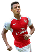 Alexis Sanchez football render