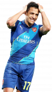 Alexis Sanchez football render