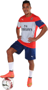 Alexis Sanchez football render