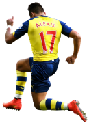 Alexis Sanchez football render