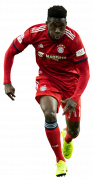 Alphonso Davies football render