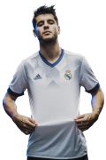 Alvaro Morata football render