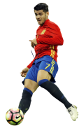 Alvaro Morata football render