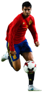 Alvaro Morata football render