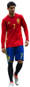 Álvaro Morata football render