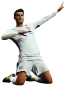 Álvaro Morata football render