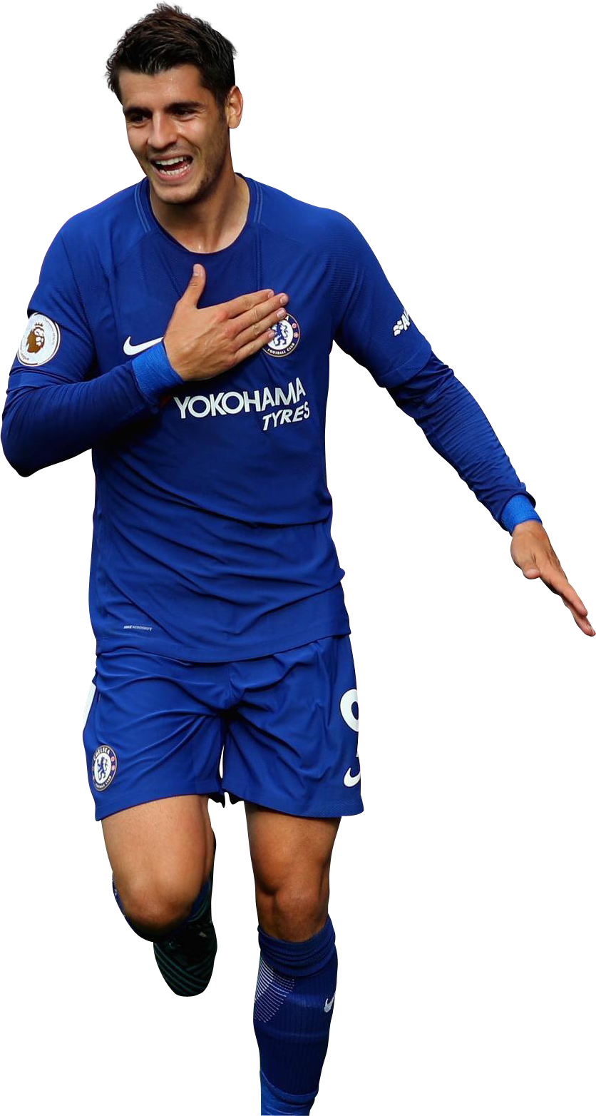 Alvaro Morata football render - 41382 - FootyRenders